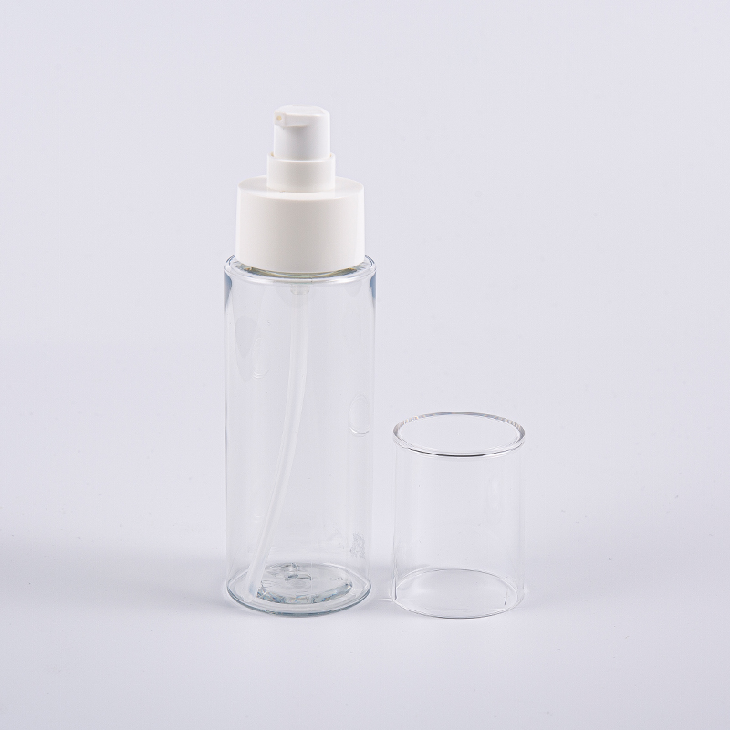 গোলাকার 100ml ফ্রস্ট PET ফেসিয়াল টোনার বোতল গোলাকার 100ml ফ্রস্ট PET ফেসিয়াল টোনার বোতল