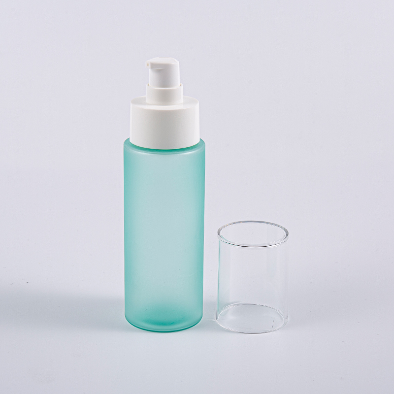 গোলাকার 100ml ফ্রস্ট PET ফেসিয়াল টোনার বোতল গোলাকার 100ml ফ্রস্ট PET ফেসিয়াল টোনার বোতল