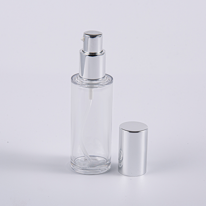 উচ্চ মানের 35ml রাউন্ড লোশন বোতল অ্যালুমিনিয়াম পাম্প ভ্রমণ ব্যবহার সঙ্গে উচ্চ মানের 35ml রাউন্ড লোশন বোতল অ্যালুমিনিয়াম পাম্প ভ্রমণ ব্যবহার সঙ্গে