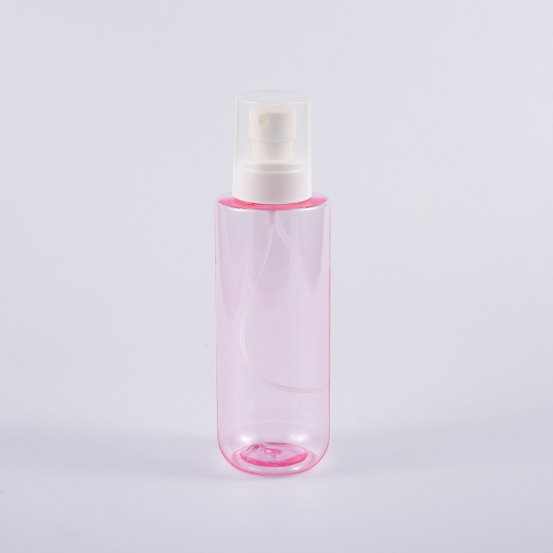 300ml ট্রান্সপারেন্ট পিঙ্ক কালার ফেসিয়াল টোনার বোতল