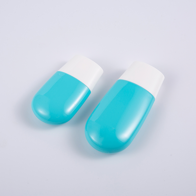 ইকো-ফ্রেন্ডলি ভ্রমণ অপরিহার্য 30ml এবং 50ml প্রিমিয়াম ব্লু পিই সানস্ক্রিন বোতল