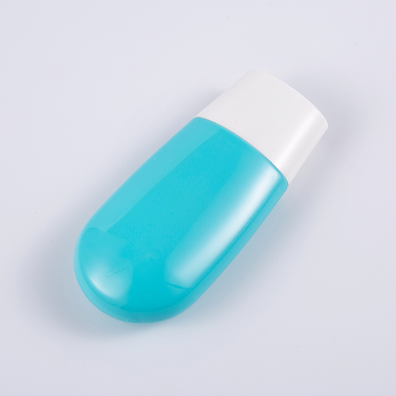 ইকো-ফ্রেন্ডলি ভ্রমণ অপরিহার্য 30ml এবং 50ml প্রিমিয়াম ব্লু পিই সানস্ক্রিন বোতল