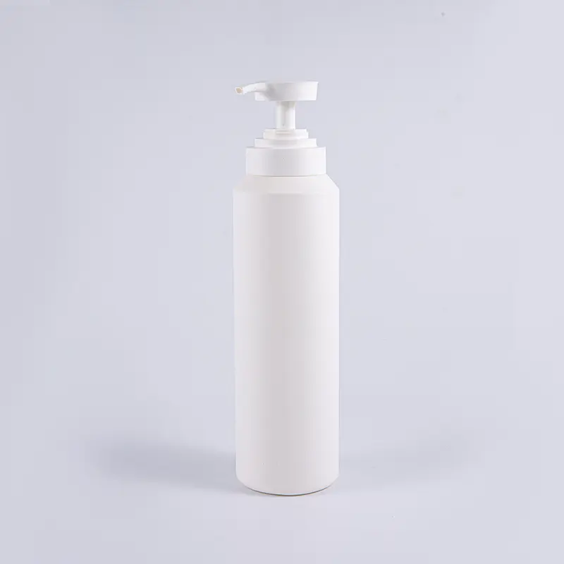 সাদা এবং কালো নরম স্পর্শ বৃত্তাকার বড় আকারের 1000ml PE ক্লিনজিং পাম্প বোতল সাদা এবং কালো নরম স্পর্শ বৃত্তাকার বড় আকারের 1000ml PE ক্লিনজিং পাম্প বোতল