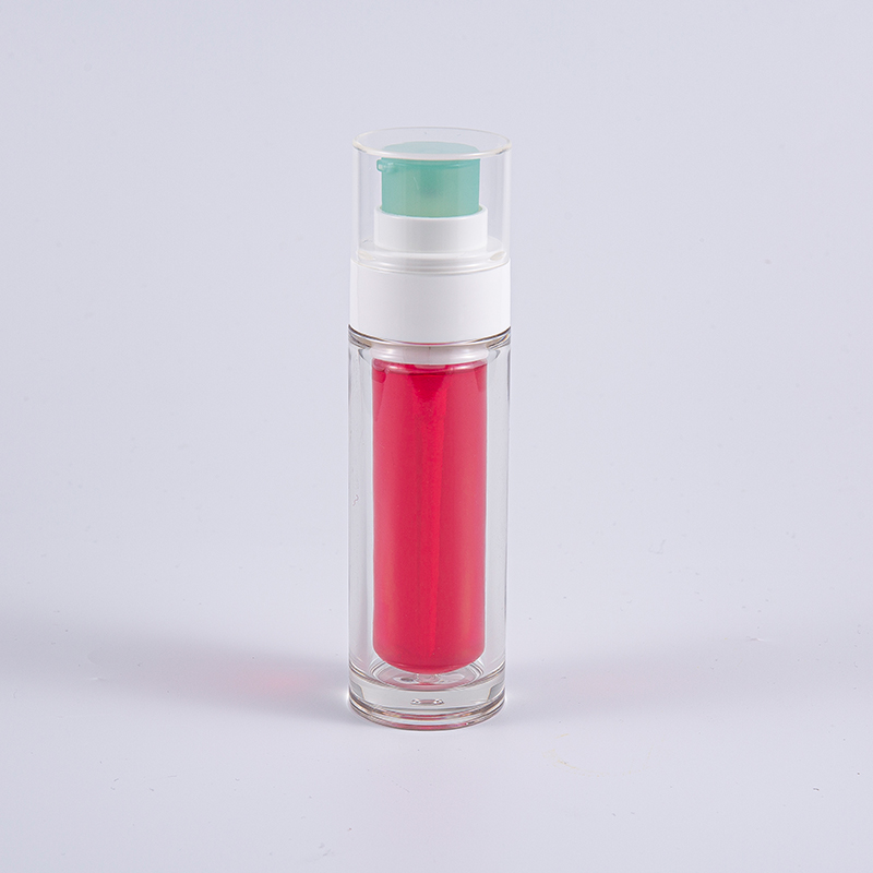 পাম্প সহ মাল্টি-লেয়ার কম্পোজিট ইনার ব্যাগ 30ml 50ml ভ্যাকুয়াম বোতল সহ PETG বোতল পরিষ্কার করুন
