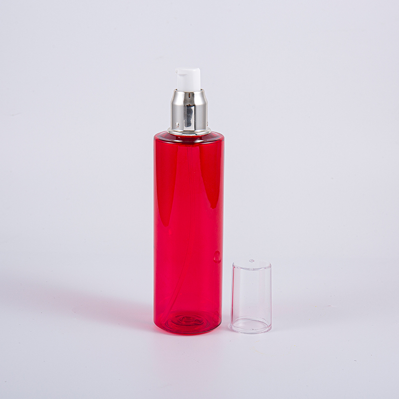 গোলাকার 200ml PET ফেসিয়াল টোনার বোতল